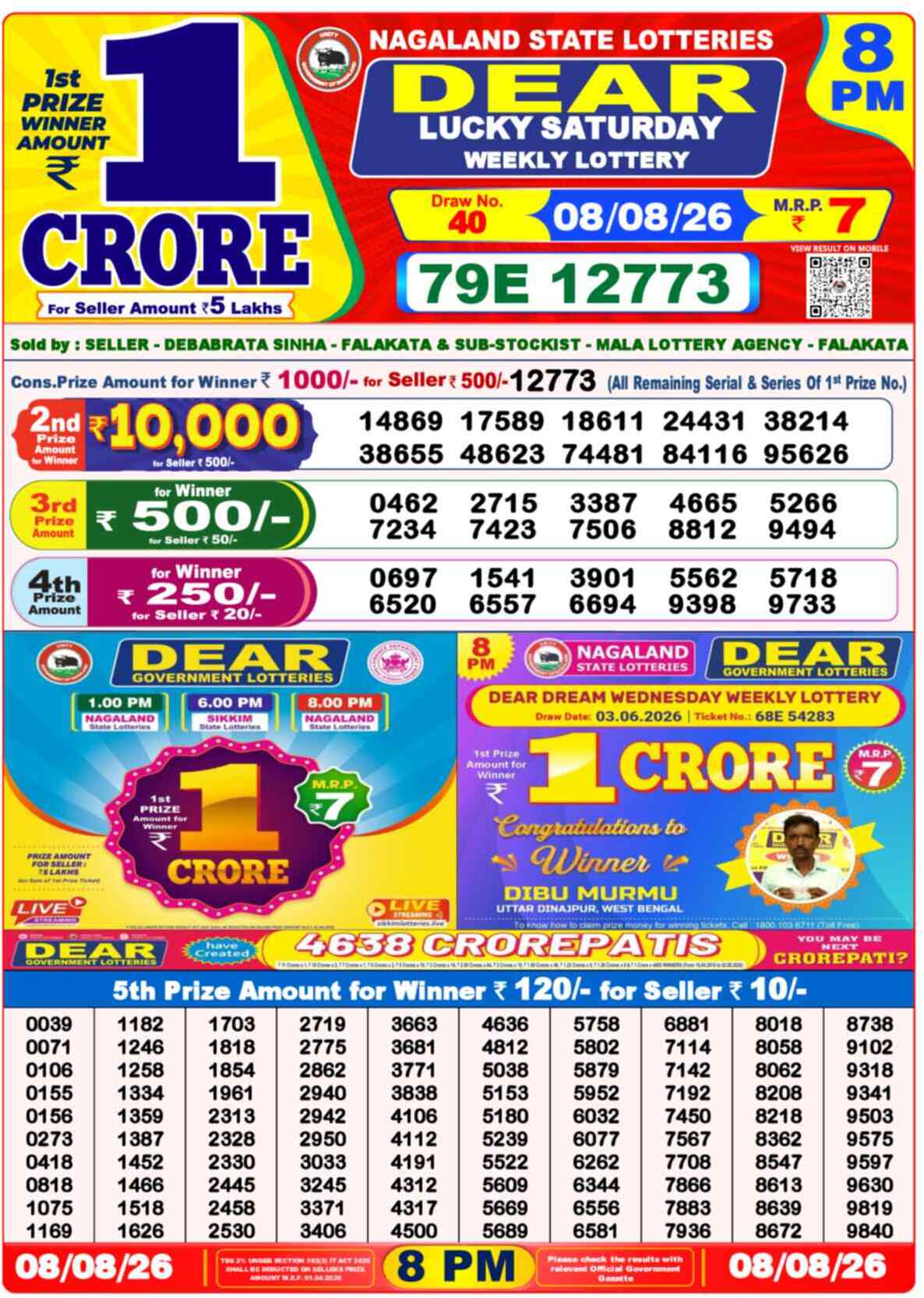 Lottery Sambad 08.08.26