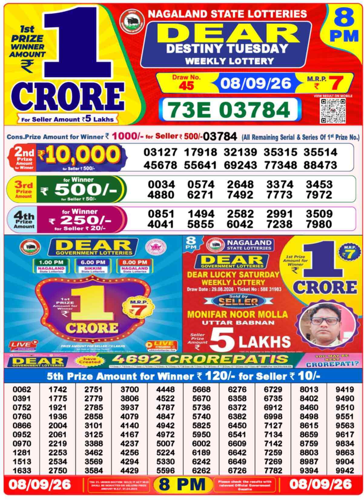 Lottery Sambad 08.09.26